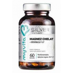 MyVita Silver Warrior Magnez Chealt 60 kapsułek 